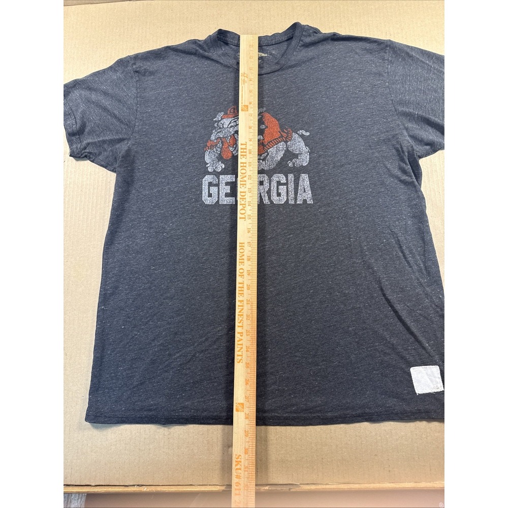 Georgia UGA Bulldogs Shirt Logo Distant Replays XL Vintage Distressed Style - Picture 5 of 7
